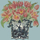 Dutch Tulips Needlepoint Kit Kits Elizabeth Bradley Design Pale Blue 