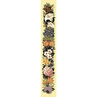 Easter Bell Pull Needlepoint Kit Kits Elizabeth Bradley Design Butter Yellow 
