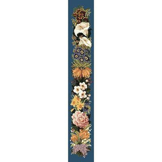 Easter Bell Pull Needlepoint Kit Kits Elizabeth Bradley Design Dark Blue 
