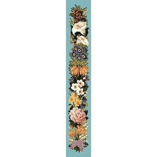 Easter Bell Pull Needlepoint Kit Kits Elizabeth Bradley Design Duck Egg Blue 
