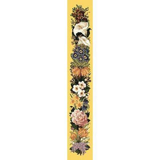 Easter Bell Pull Needlepoint Kit Kits Elizabeth Bradley Design Sunflower Yellow 
