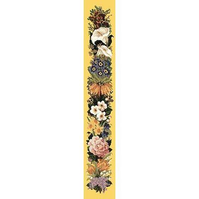 Easter Bell Pull Needlepoint Kit Kits Elizabeth Bradley Design Sunflower Yellow 
