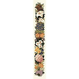 Easter Bell Pull Needlepoint Kit Kits Elizabeth Bradley Design Winter White 
