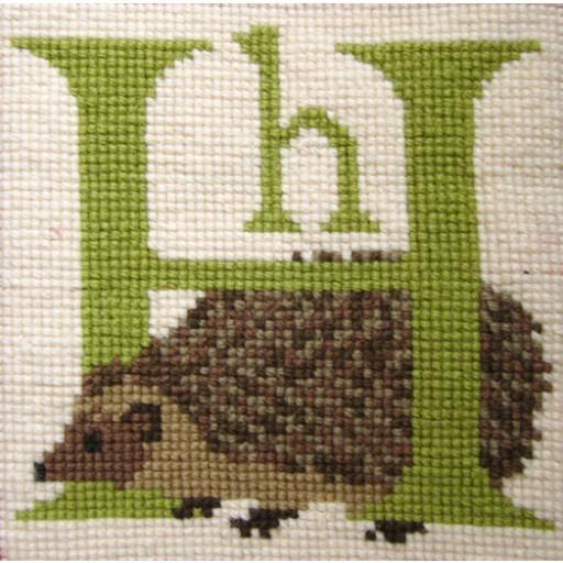 EBAAH Animal Alphabet Letter H - Hedgehog Kits Elizabeth Bradley Design 