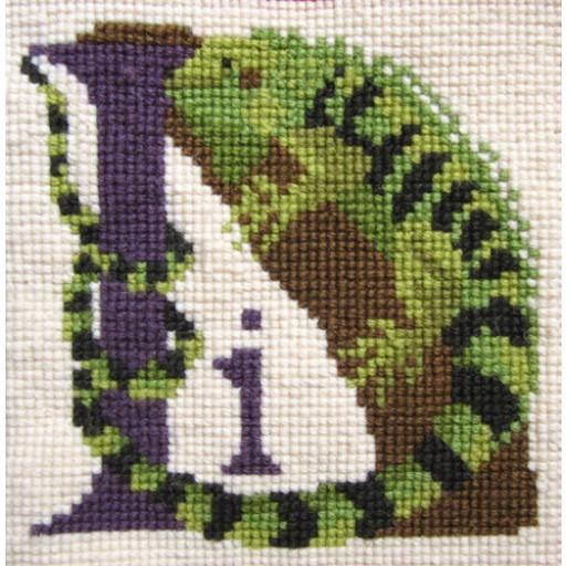 EBAAI Animal Alphabet Letter I   Iguana Kits Elizabeth Bradley Design 
