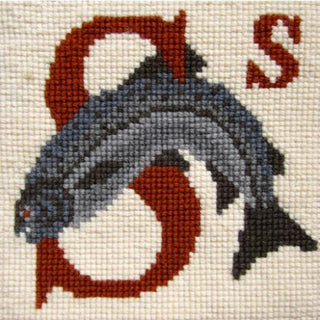 EBAAS Animal Alphabet Letter S   Salmon Kits Elizabeth Bradley Design 
