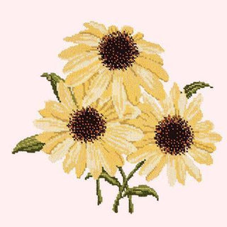Echinaceas Needlepoint Kit Kits Elizabeth Bradley Design Cream 
