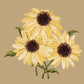 Echinaceas Needlepoint Kit Kits Elizabeth Bradley Design Sand 
