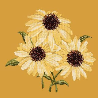 Echinaceas Needlepoint Kit Kits Elizabeth Bradley Design Yellow 
