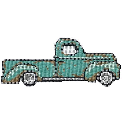 Ed the Truck Painted Canvas Alice & Blue  - 1