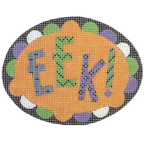 EEK! Ornament Painted Canvas Pepperberry Designs 

