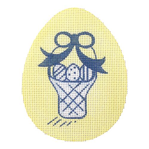 Egg Basket Yellow Painted Canvas A Poore Girl Paints 
