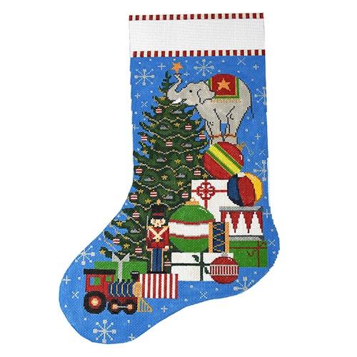 Elephant Package Parade Painted Canvas The Meredith Collection 
