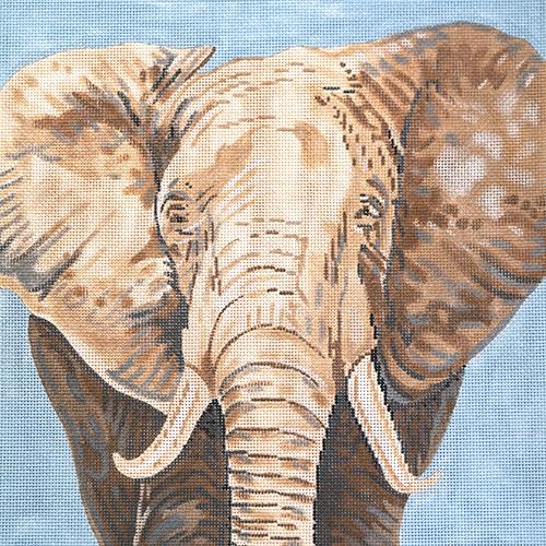 Elephant Painted Canvas The Meredith Collection  - 1