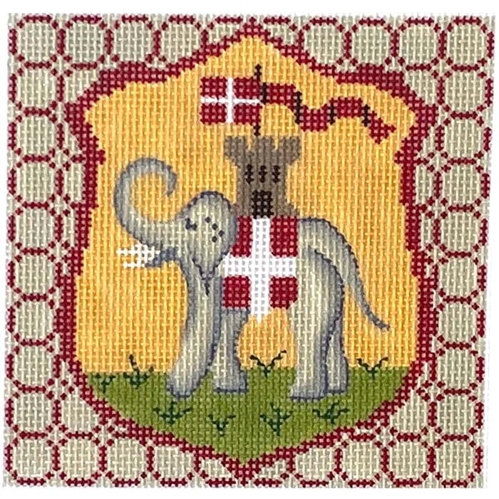 Elephant Painted Canvas Tina Griffin Designs 
