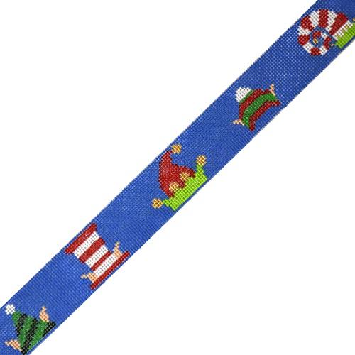 Elf Hats Belt Painted Canvas The Meredith Collection 
