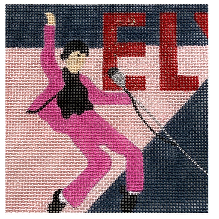 Elvis Movie Coaster Painted Canvas Melissa Prince Designs 
