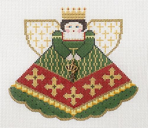 Emerald Queen Angel Painted Canvas Painted Pony Designs 
