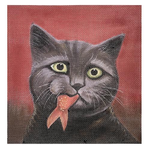 Emily's Goldfish Painted Canvas PLD Designs  - 1