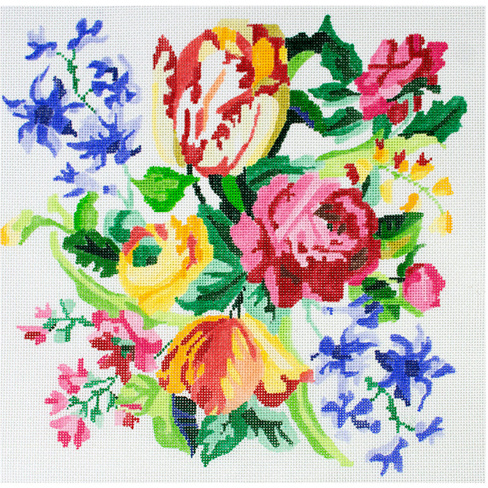 Empress Josephine Bouquet #3 Painted Canvas Jean Smith  - 1