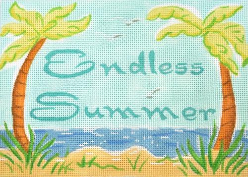 Endless Summer Painted Canvas Kate Dickerson Needlepoint Collections  - 1