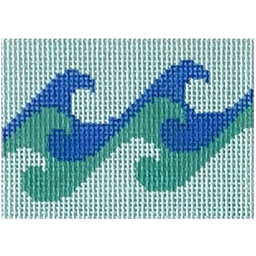 Endless Wave Painted Canvas Blue Ridge Stitchery 