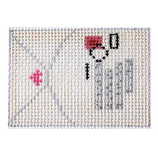 Envelope Scissor Finder Painted Canvas Kirk & Bradley 

