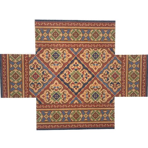 Esfahan Brick Cover Painted Canvas CanvasWorks 