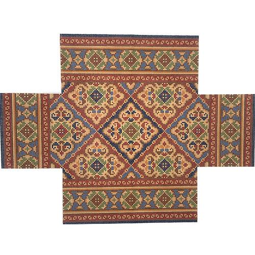 Esfahan Brick Cover Painted Canvas CanvasWorks  - 1