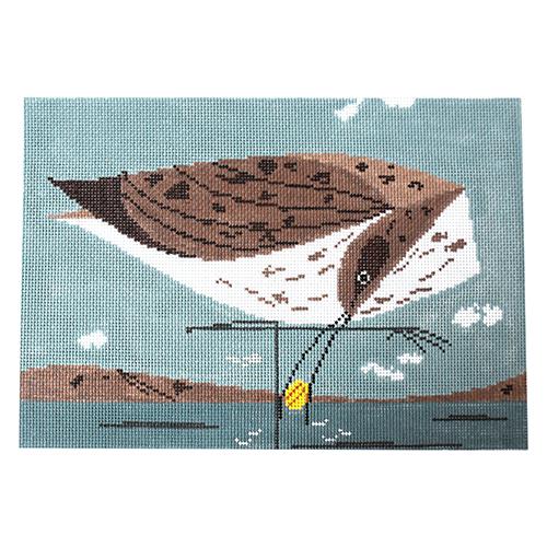 Eskimo Curlew Painted Canvas Charley Harper 
