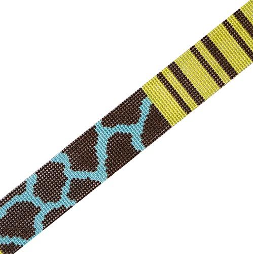 Espresso Giraffe Belt on 13 Painted Canvas HSN Designs  - 1