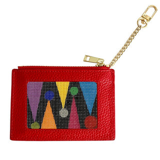 Everyday Leather Wallet   Red Leather Goods Rachel Barri Designs 

