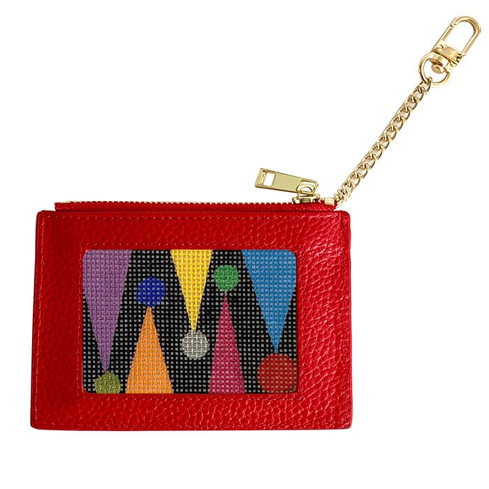 Everyday Leather Wallet   Red Leather Goods Rachel Barri Designs 
