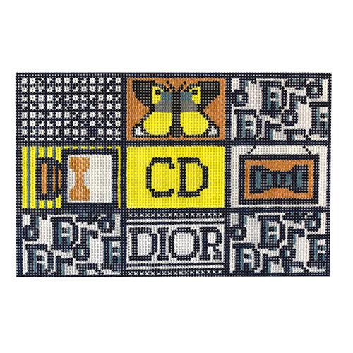 Everything Dior Painted Canvas Kimberly Ann Needlepoint 