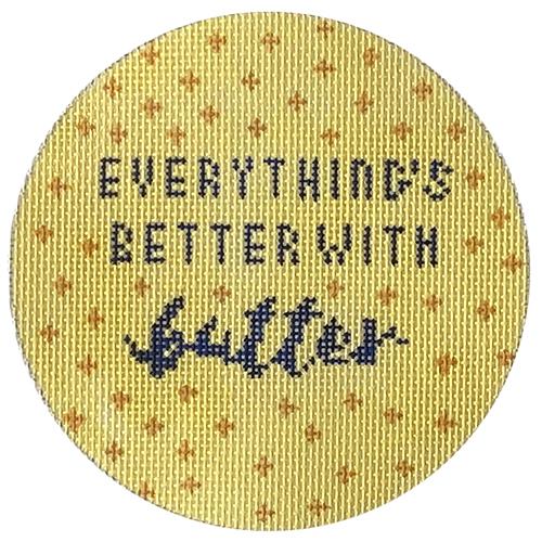 Everything's Better With Butter Painted Canvas KCN Designers 
