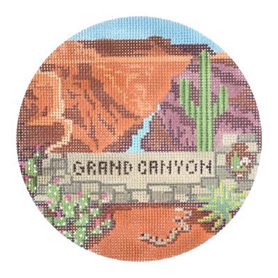 Explore America - Grand Canyon with Stitch Guide Painted Canvas Burnett & Bradley 