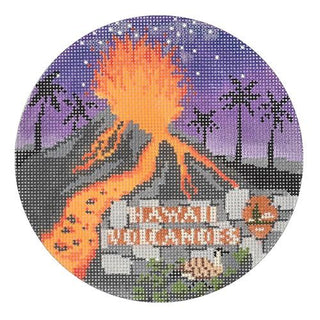 Explore America   Hawaii Volcanoes Painted Canvas Burnett & Bradley 
