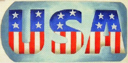 Eyeglasses Case   USA Painted Canvas Kirk & Bradley 
