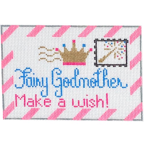 Fairy Godmother Letter Painted Canvas Rachel Donley  - 1