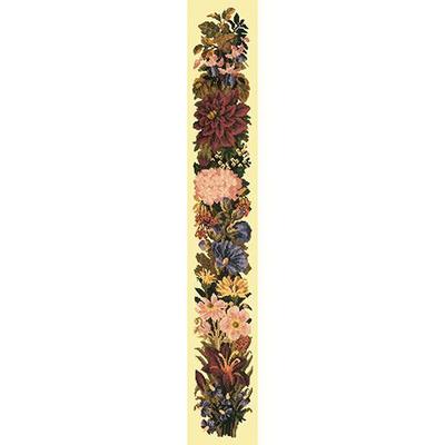 Fall Bell Pull Needlepoint Kit Kits Elizabeth Bradley Design Butter Yellow 
