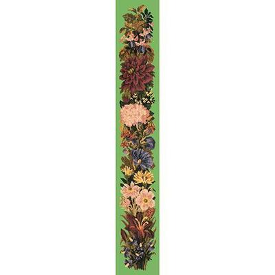 Fall Bell Pull Needlepoint Kit Kits Elizabeth Bradley Design Grass Green 
