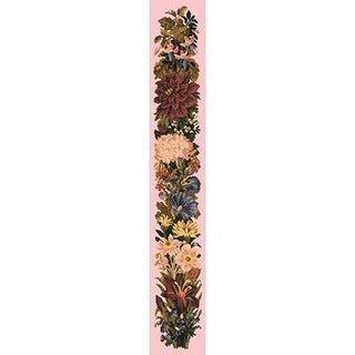 Fall Bell Pull Needlepoint Kit Kits Elizabeth Bradley Design Pale Rose 
