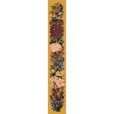 Fall Bell Pull Needlepoint Kit Kits Elizabeth Bradley Design Yellow 
