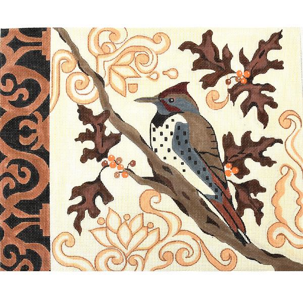 Fall Bird Painted Canvas Melissa Prince Designs 