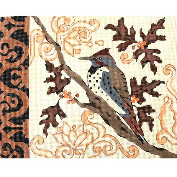 Fall Bird Painted Canvas Melissa Prince Designs  - 1