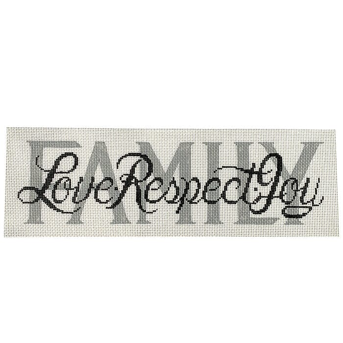 Family Love and Respect Painted Canvas Alice Peterson Company 