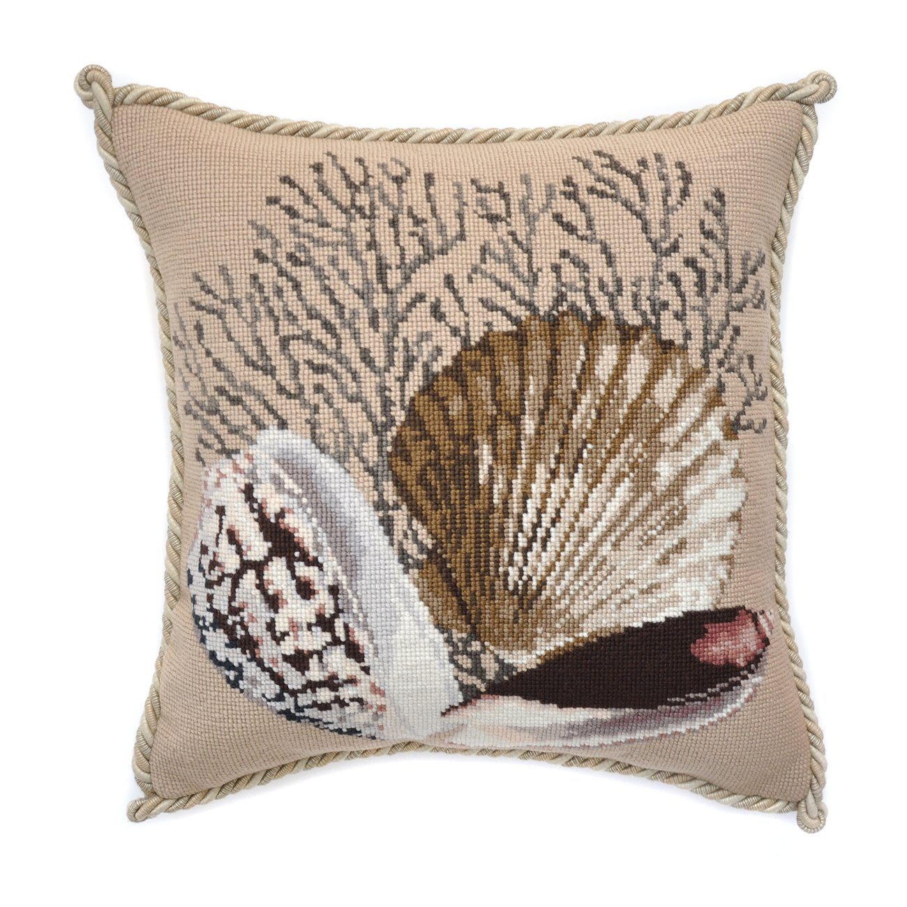 Fan Coral Needlepoint Kit Kits Elizabeth Bradley Design 
