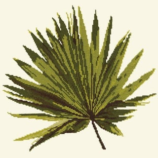Fan Palm Leaf Needlepoint Kit Kits Elizabeth Bradley Design 
