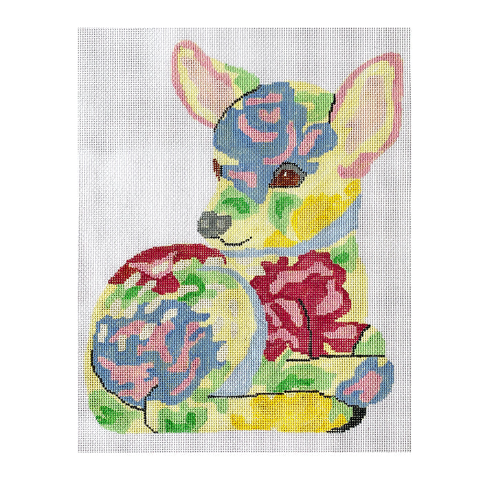 Fancy Fawn Painted Canvas Jean Smith  - 1