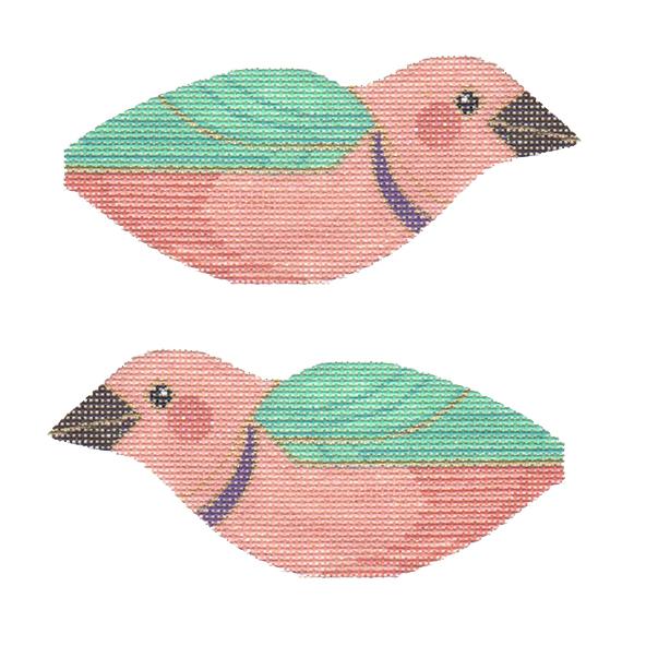 Fantasy Bird Painted Canvas Labors of Love Needlepoint 
